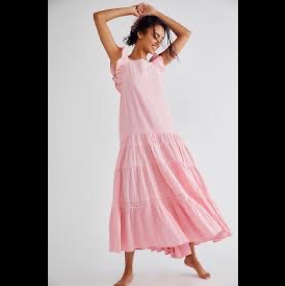 NWT Free People Caught in Motion Maxi Dress size Small